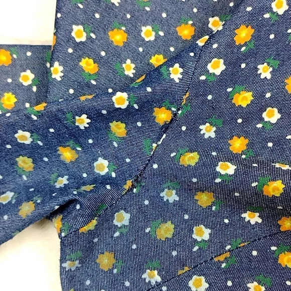 Modcloth Floral Print Prairie Dress Size Small - Picture 13 of 14